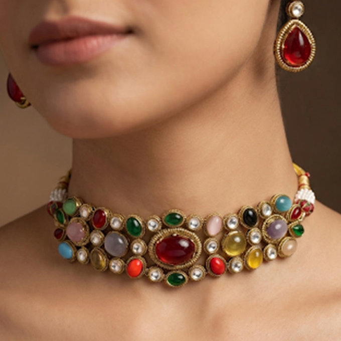 Urvija Choker Set