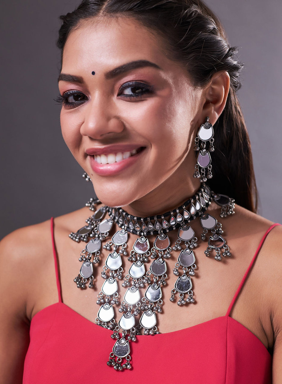Limsha Mirror Choker